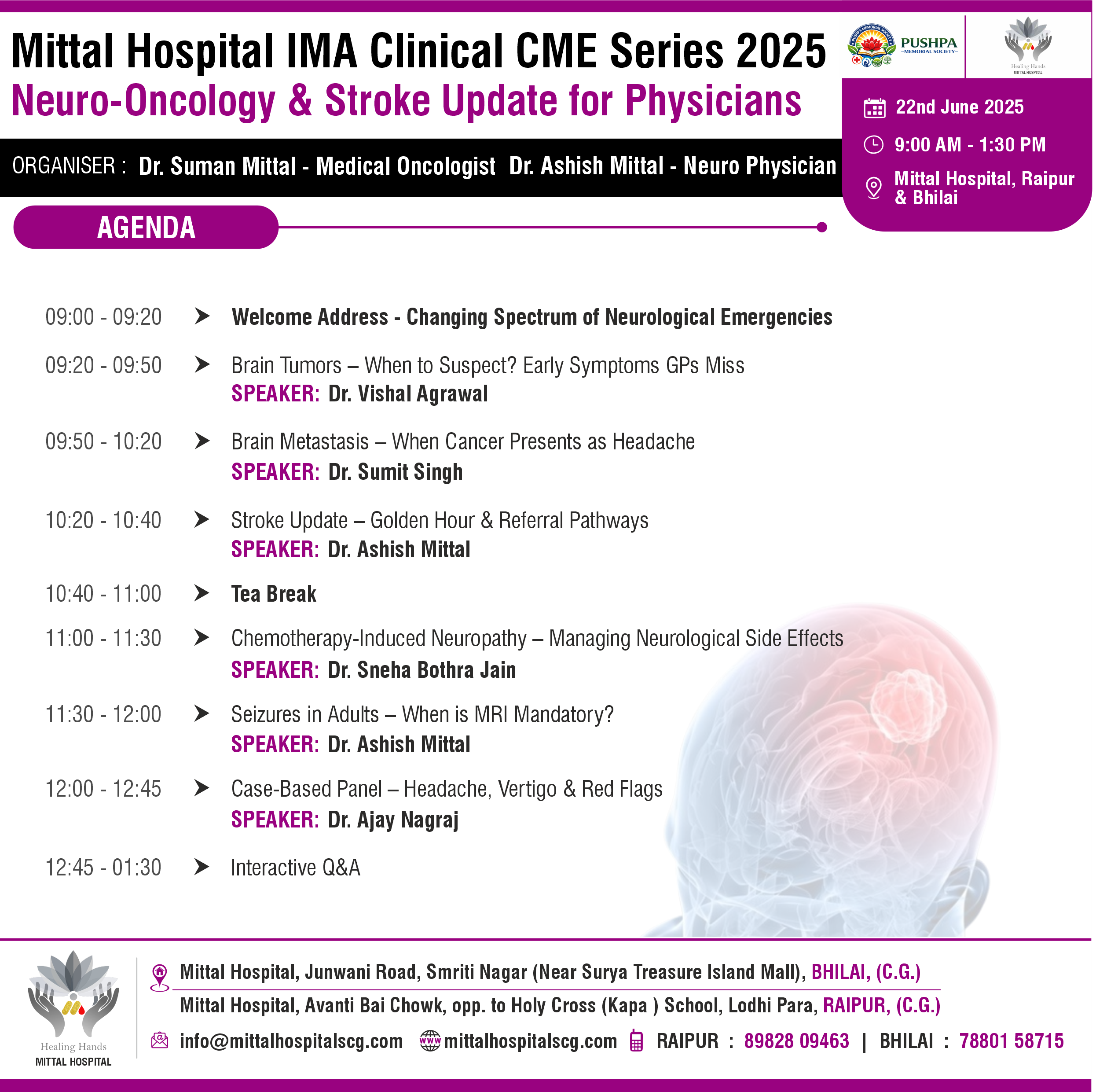 Neuro-Oncology & Stroke Update for Physicians